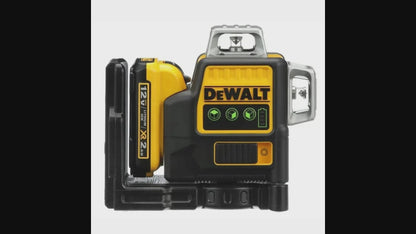 Niveau laser DeWALT DG089LG 12V rechargeable, triple faisceau vert